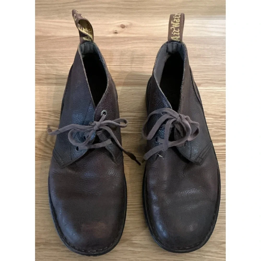 Dr. Martens Sussex Chukka Brown Leather‎ Slip-Resistant Work Boots, Men's US 11